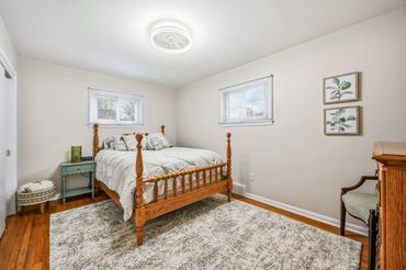 Our comfy corner queen-bedded room.