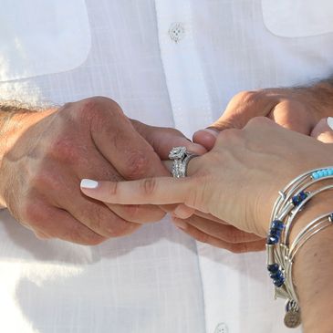 Wedding ring, vows,