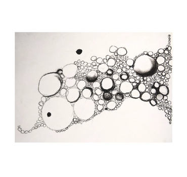 Colonies, Charcoal on paper