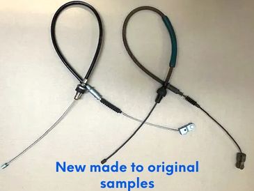New & old brake cables