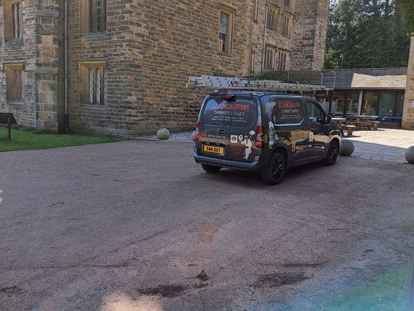 Chimney sweep van