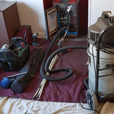 Rotary Power Sweep also traditional Brush and Vac Sweeping