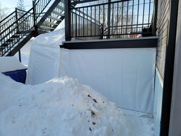 Flap pour Abris sur mesure, contour de balcon