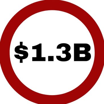 $1.3B