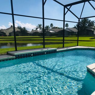 Private Lake View Vacation Villa with Pool located in Kissimmee Florida