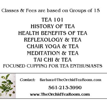Customize your Tea Events to meet your corporate needs.