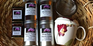Custom your specialty tea gifts from The Orchid Tea Room.