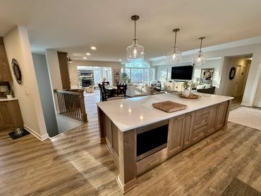This Rogers, MN home got an entire new main level remodel