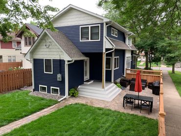 This Saint Paul, MN home got a new kitchen, 2nd story addition and rear bump-out addition