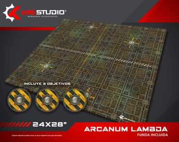 Compatible con Kill Team 3ra edición. Mapa tipo Gallowdark
