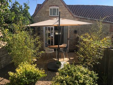 The Stocks Barn Patio Area