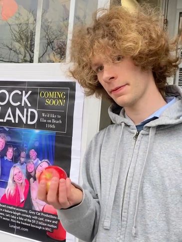 Anton Burek comedy writer actor "Getting There" Rock Island" GenZ "Blonde Game Show"