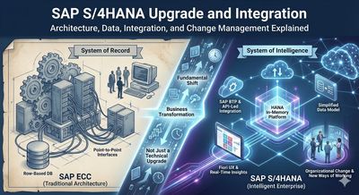 SAP S/4 HANA is a system of intelligence.