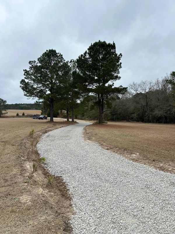 A gravel driveway by Diamond Land Services