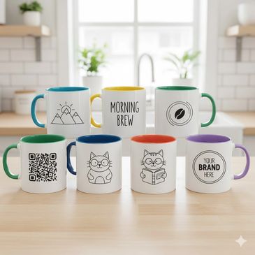 Inner Color MUGS PRINTING IN DELHI - NOIDA - GURGAON