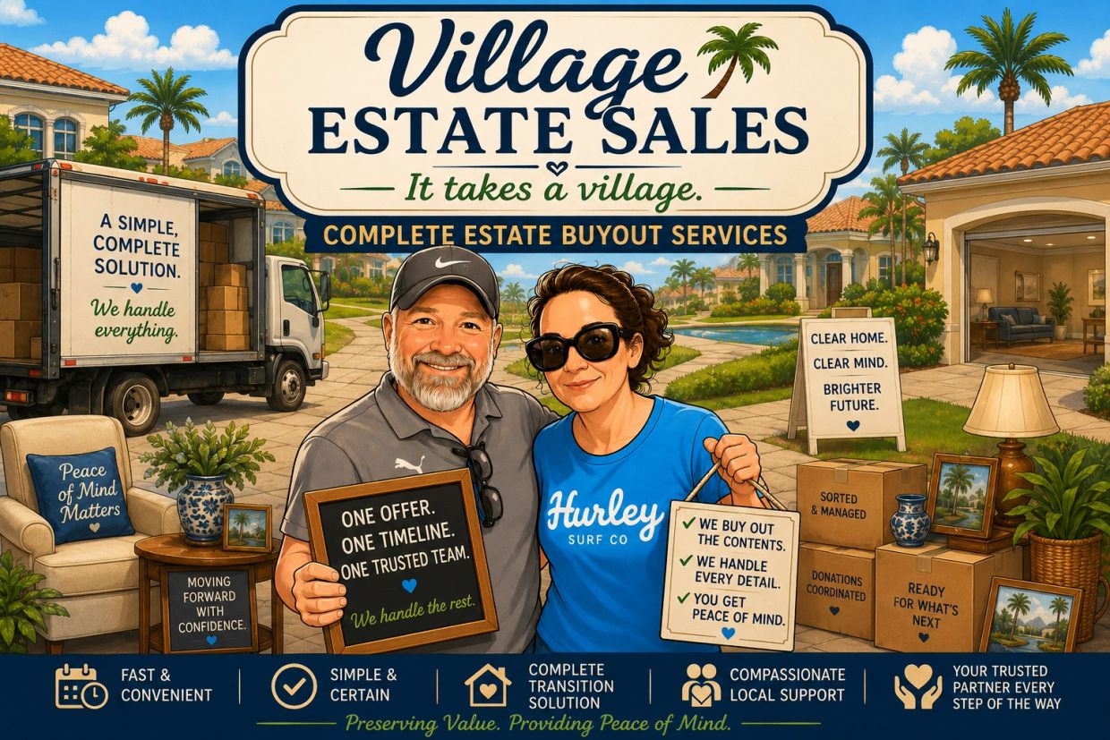 Village Estate Sales complete buyout services in The Villages and Central Florida