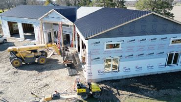 a house under construction