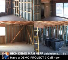 Residential interior strip out