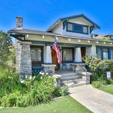 Vintage Craftsman on an oversized double lot in Downtown HB  Built by Greene and Greene in 1912.