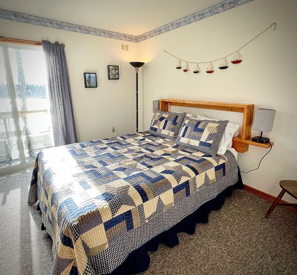 room five has two queen beds and can accommodate up to four guests!