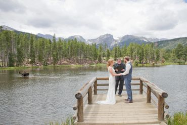 Elopement at Sprague Lake by Marry me IN Colorado