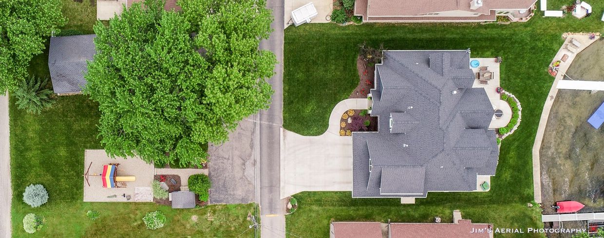 Drone Real Estate Photography by Jim's Aerial Photography of Houghton Lake, Michigan.