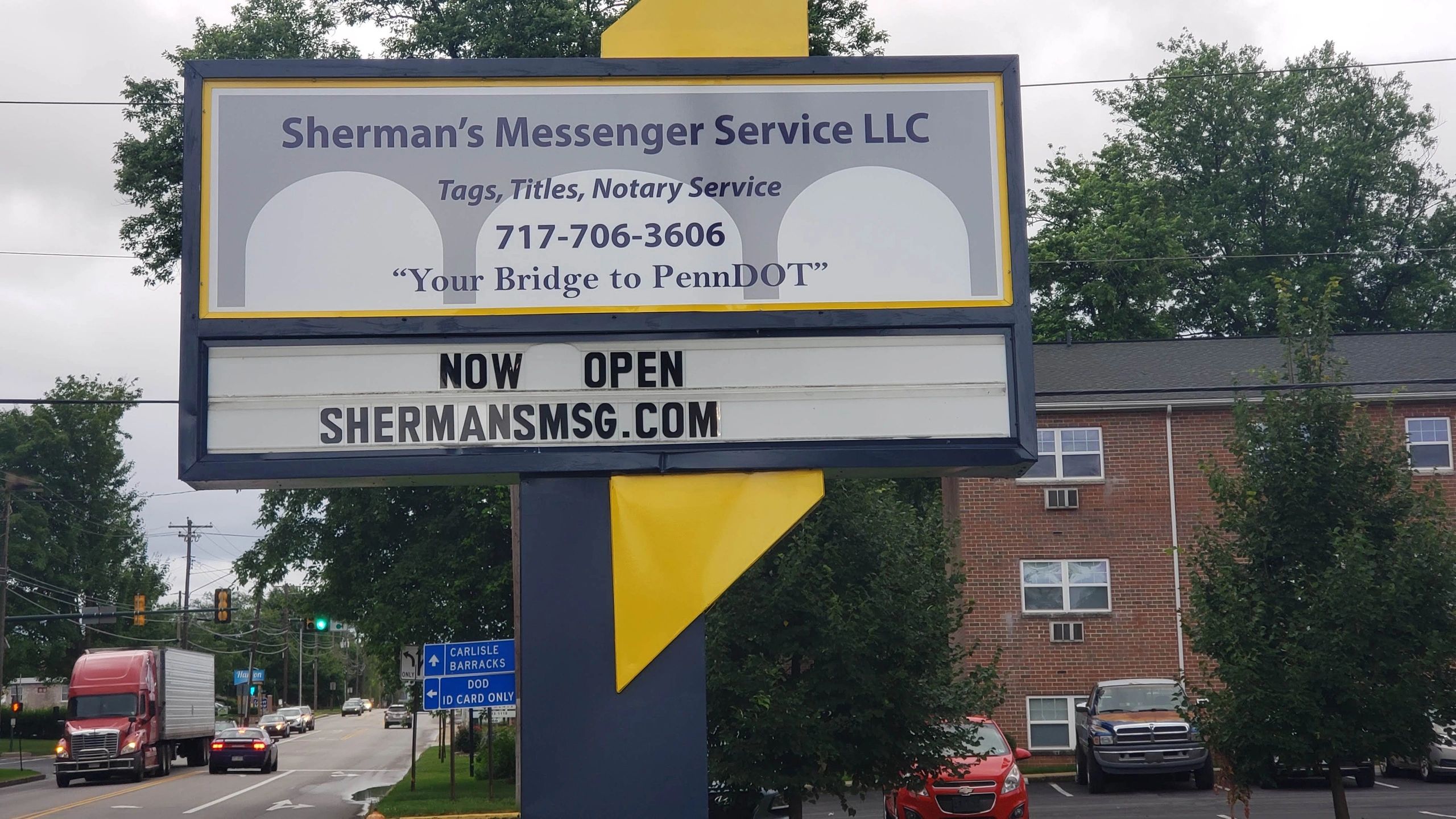 Sherman's Messenger Service Vehicle Title Transfers, Tags, Notary