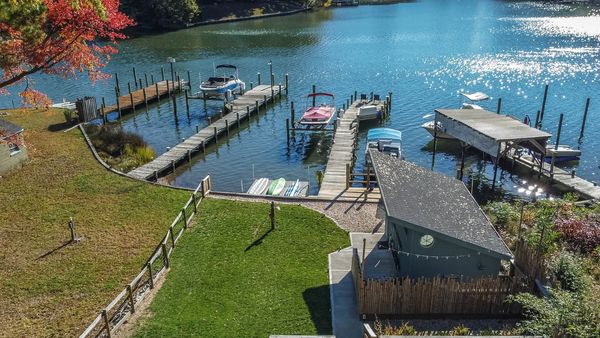 View of the water from upstairs windows.