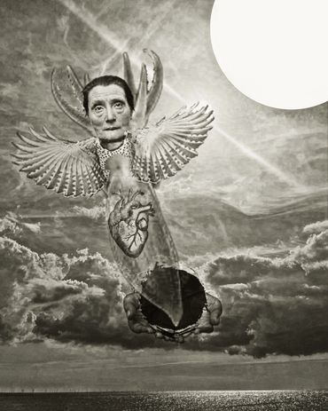 Stressed and world-weary angel