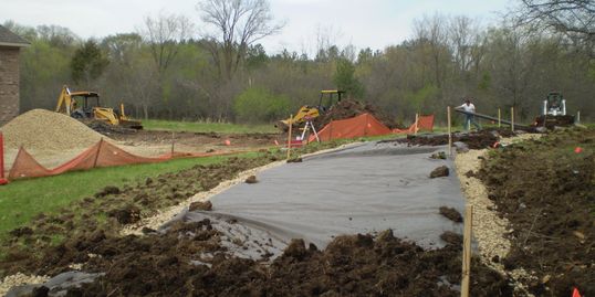 At Grade Mound Septic System