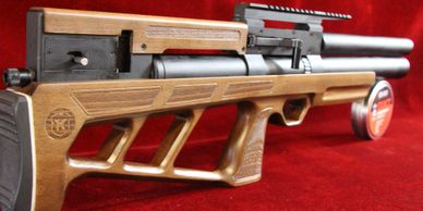 Cricket II 22 Standard airgun baack to front side view