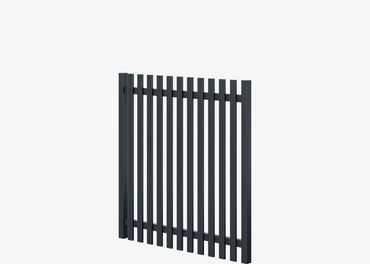 A stock image of a Aluminium Picket Fence 1000 Series