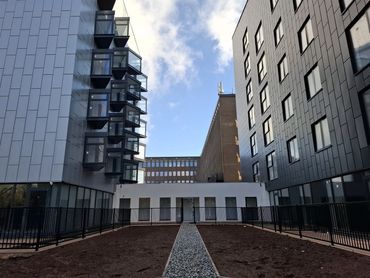 A install of Aluminium Railing 1000 series in Satin Black