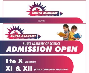 Admission open in Surya Academy.