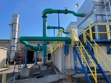 Cooling Tower, Water Piping and Catwalk Installation