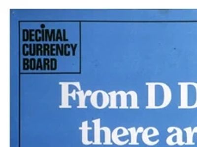 Decimalisation public information posters
