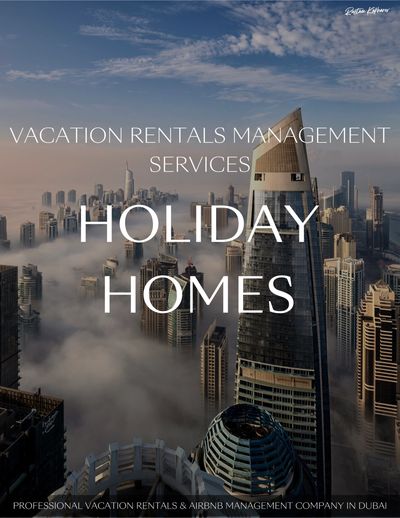 Dubai Holiday Homes, Airbnb, Booking.com