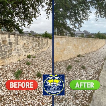 Soft washing walls is the best way to get black stains out without causing any damage to the surface