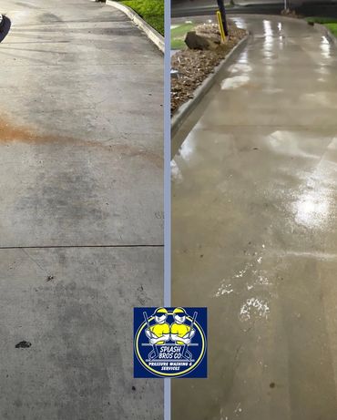 Commercial pressure washing in San Antonio, Texas. We use professional equipment and cleaners.