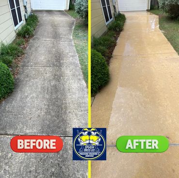 Pressure washing San Antonio driveways using bleach and eco friendly chemicals are the way to go!