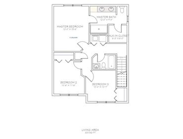 Floor plans for the two-story home the Sophia