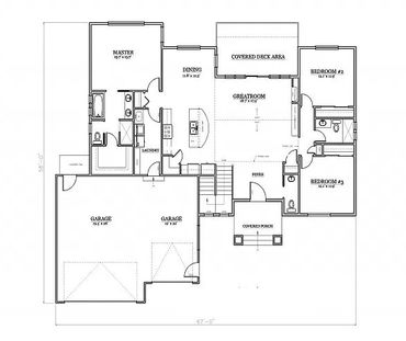 Floor plan of the blueprint the Georgia.