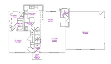 Floor plans for Two story home the Brandi marie.