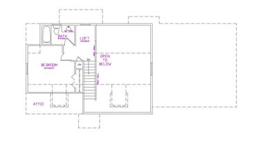 Basement floorplans for the two story home the Brandi Marie.