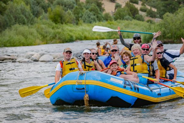 commercial rafting boat company photography for advertising and website and social media