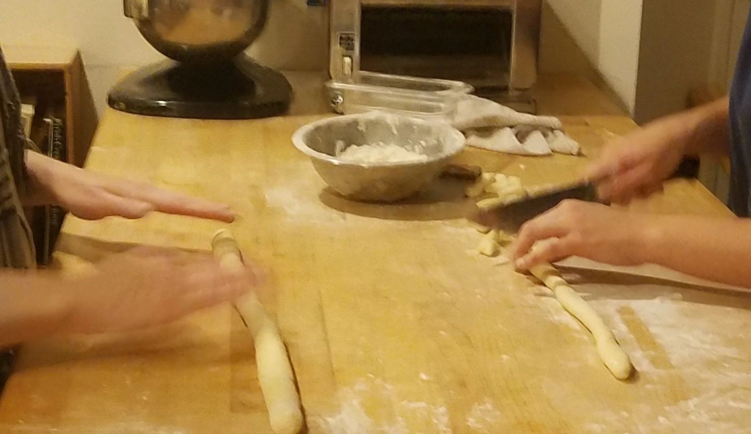 Handmade potato gnocchi