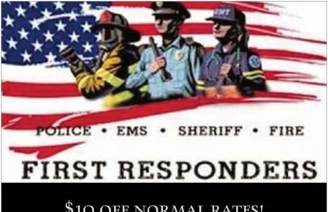 First Responder discounts