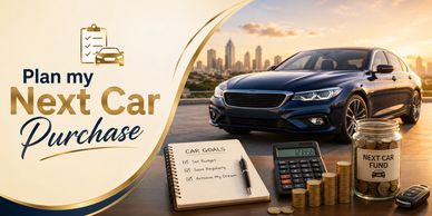 car buying plan, car savings plan India, buy dream car planning, car down payment plan, vehicle goal planning Surat