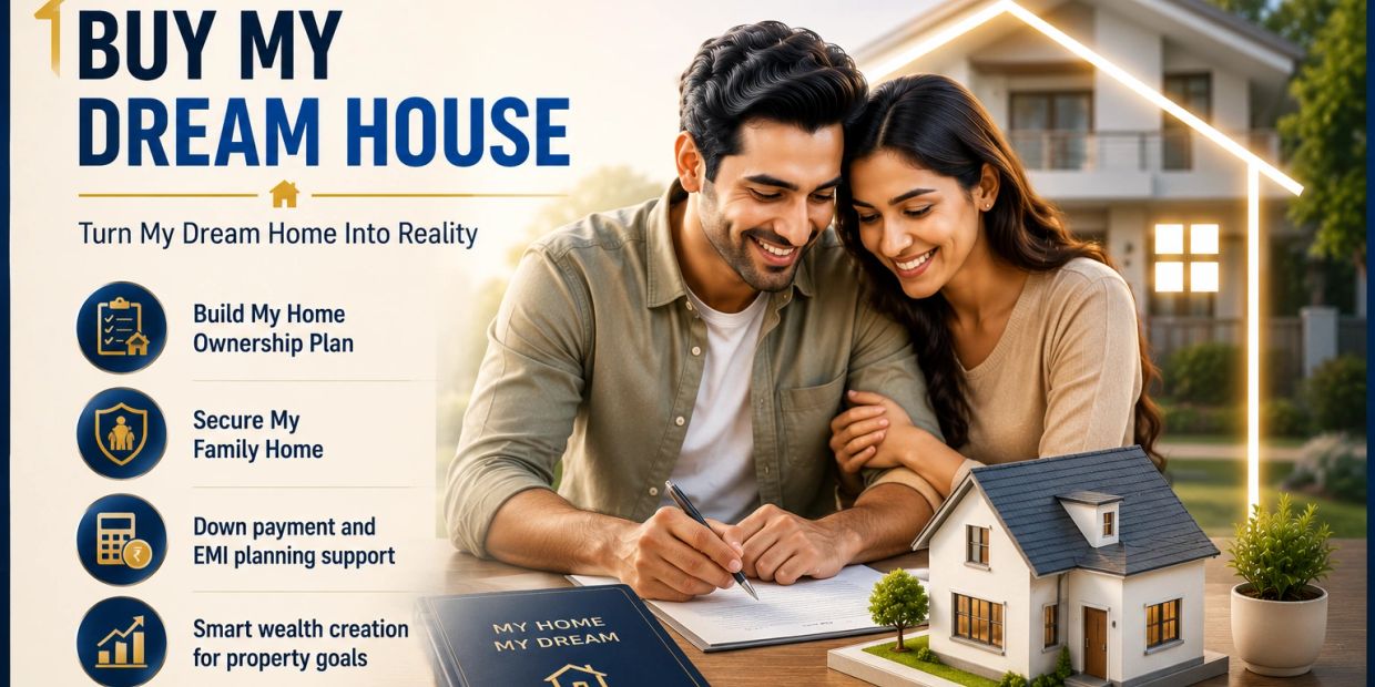 Couple signing documents to buy their dream home.