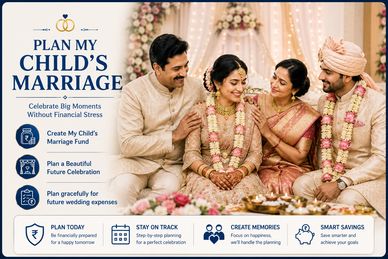 child marriage planning, wedding savings plan India, marriage fund planning, plan daughter's marriage, marriage goal planning Surat